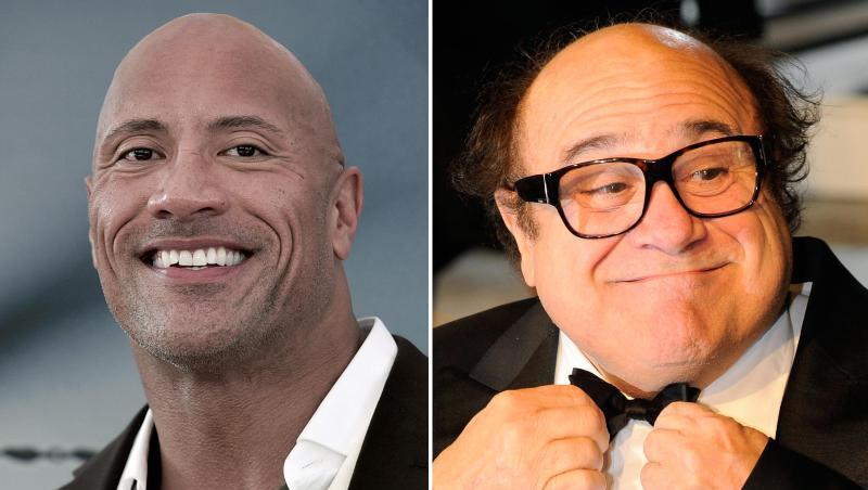 Die Party-Crasher: Dwayne Johnson und Danny DeVito. Die Party-Crasher: Dwayne Johnson und Danny DeVito.