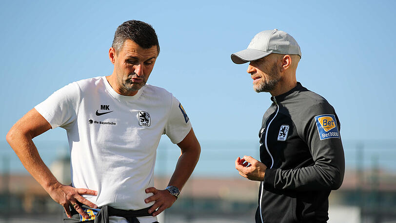 Die ehemalige sportliche Führung des TSV 1860: Michael Köllner und Günther Gorenzel