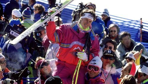 Bei seinem WM-Sieg vor 20 Jahren gefeiert: Hansjörg Tauscher. Bei seinem WM-Sieg vor 20 Jahren gefeiert: Hansjörg Tauscher.