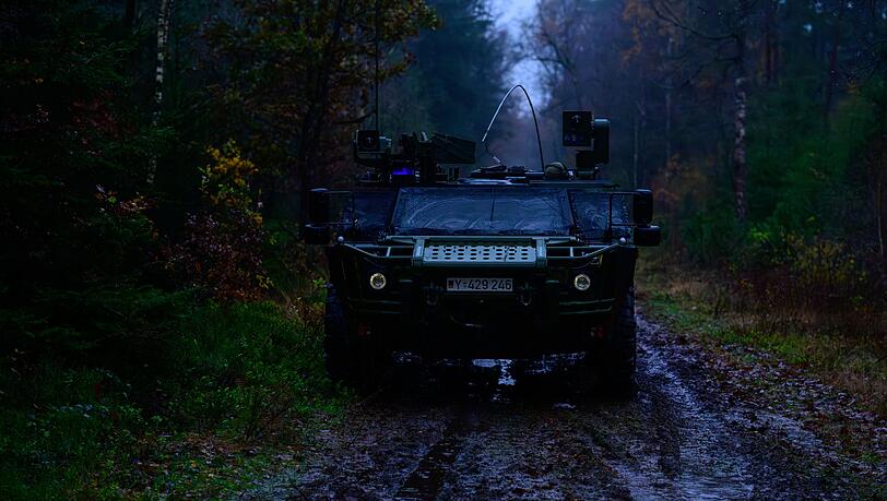 Ein Spähwagen vom Typ Fennek. (Symbolbild)