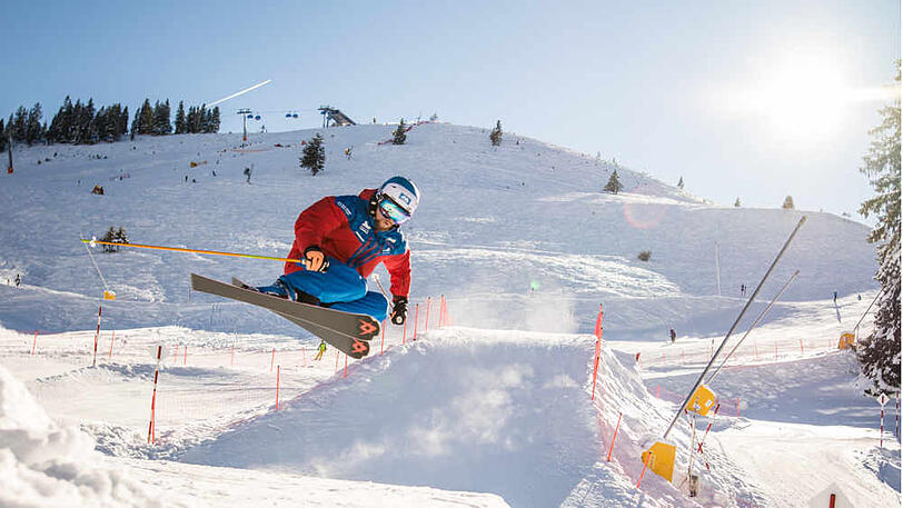 Snowpark und Freeridecross sind das Herzstück des Sudelfelds.