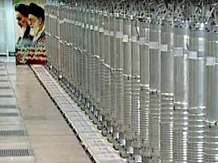 Zentrifugen für die iranische Urananreicherung.