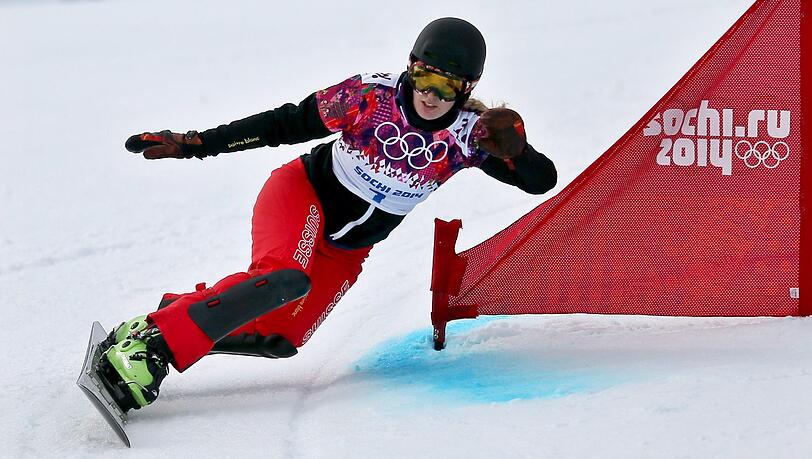 Patrizia Kummer holt Gold im Snowboard-Parallel-Slalom. Patrizia Kummer holt Gold im Snowboard-Parallel-Slalom.