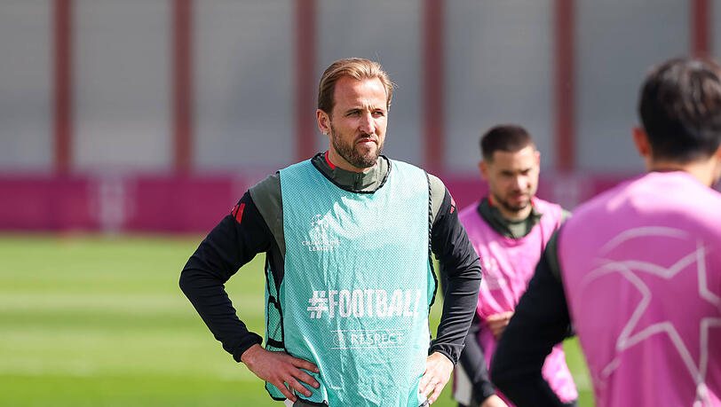 Harry Kane nahm nach seinen Sprunggelenkproblemen immerhin am Abschlusstraining teil.
