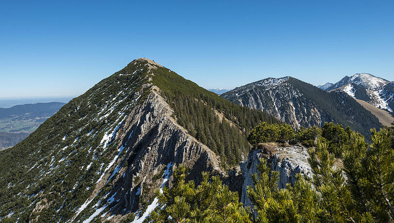 Die Brecherspitz ist ein beliebter Berg im Alpenvorland.
