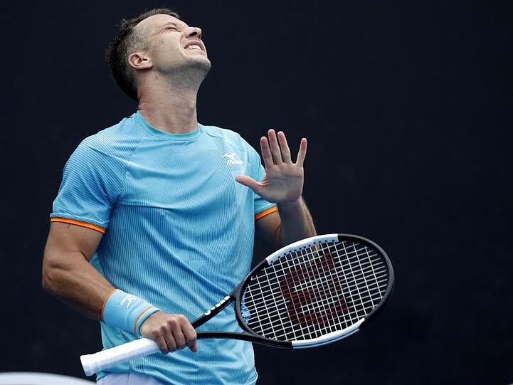 Auch Philipp Kohlschreiber schied in der zweiten Runde in Melbourne aus.