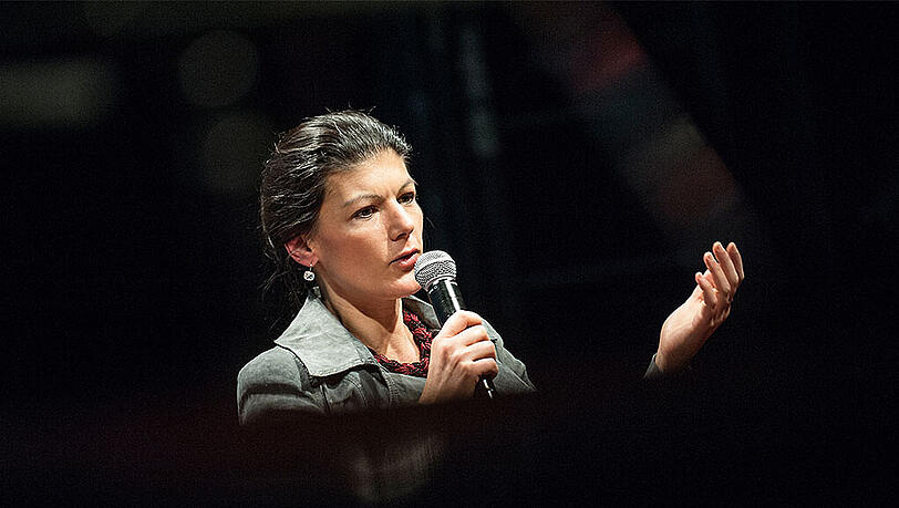 Sahra Wagenknecht ist stellvertretende Vorsitzende der Bundestagsfraktion der Partei "Die Linke".