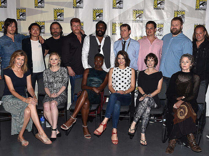 DieBesetzung von "The Walking Dead" auf der diesjährigen Comic Con