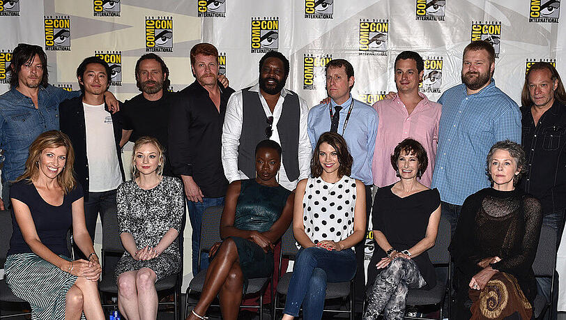 DieBesetzung von "The Walking Dead" auf der diesjährigen Comic Con DieBesetzung von "The Walking Dead" auf der diesjährigen Comic Con