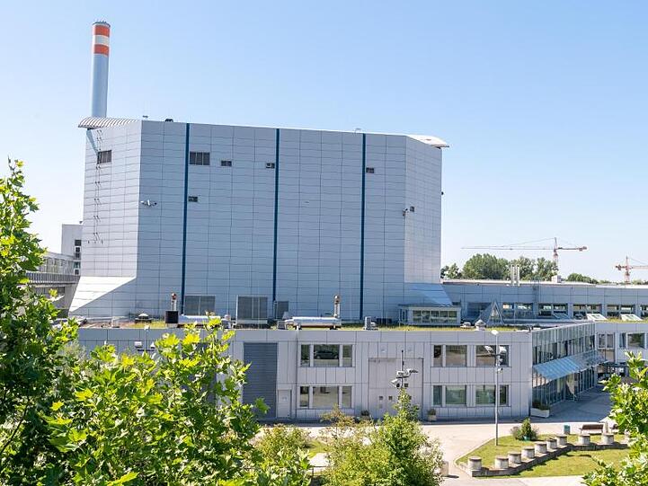 Der Forschungsreaktor FRM II in Garching bei München.