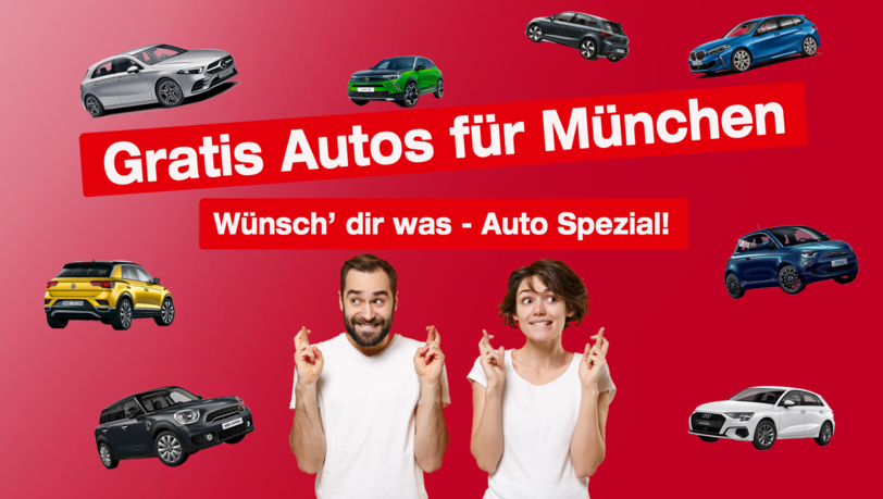 Gong 96.3 – Gratis Autos für München!  Das Wünsch dir was „Auto-Spezial“.