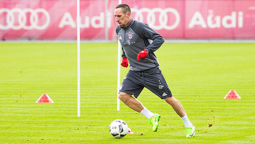 Brennt auf seinen Einsatz: Franck Ribéry. Brennt auf seinen Einsatz: Franck Ribéry.