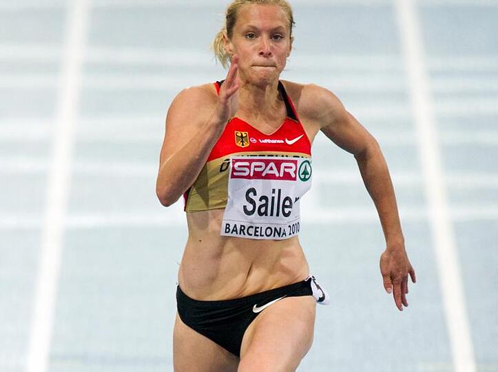 Der Goldlauf: Verena Sailer holt sich den EM-Titel über die 100 Meter.