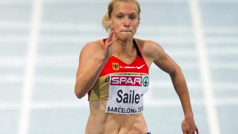 Der Goldlauf: Verena Sailer holt sich den EM-Titel über die 100 Meter. Der Goldlauf: Verena Sailer holt sich den EM-Titel über die 100 Meter.