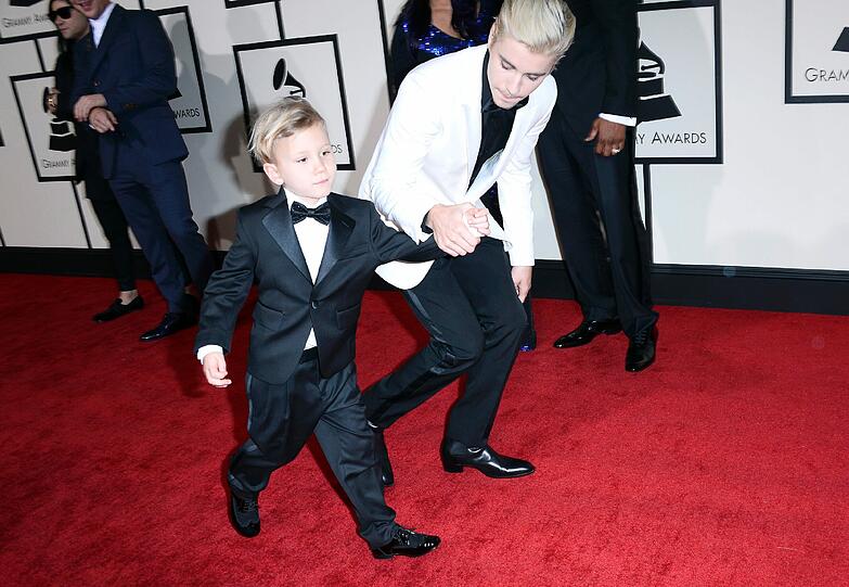 Justin Bieber und sein kleiner Bruder Jaxon