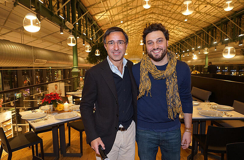 Luca Baffigo und Nicola Farinetti (v.l.).