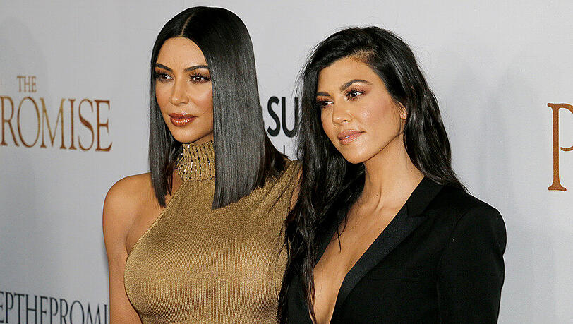 Kim Kardashian West und Kourtney Kardashian Kim Kardashian West und Kourtney Kardashian