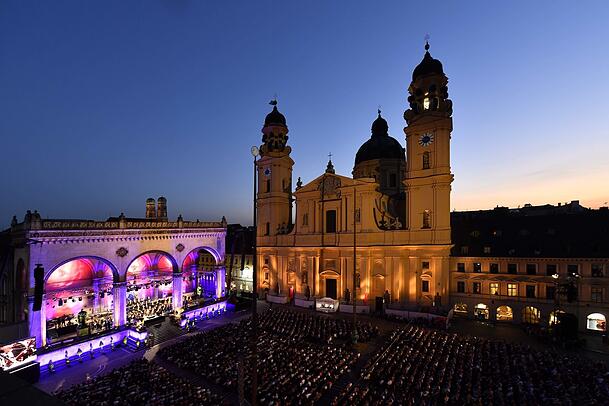 Normalität bei „Klassik am Odeonsplatz“ im Sommer 2019.