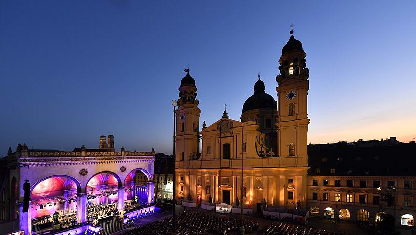 Normalität bei „Klassik am Odeonsplatz“ im Sommer 2019. Normalität bei „Klassik am Odeonsplatz“ im Sommer 2019.