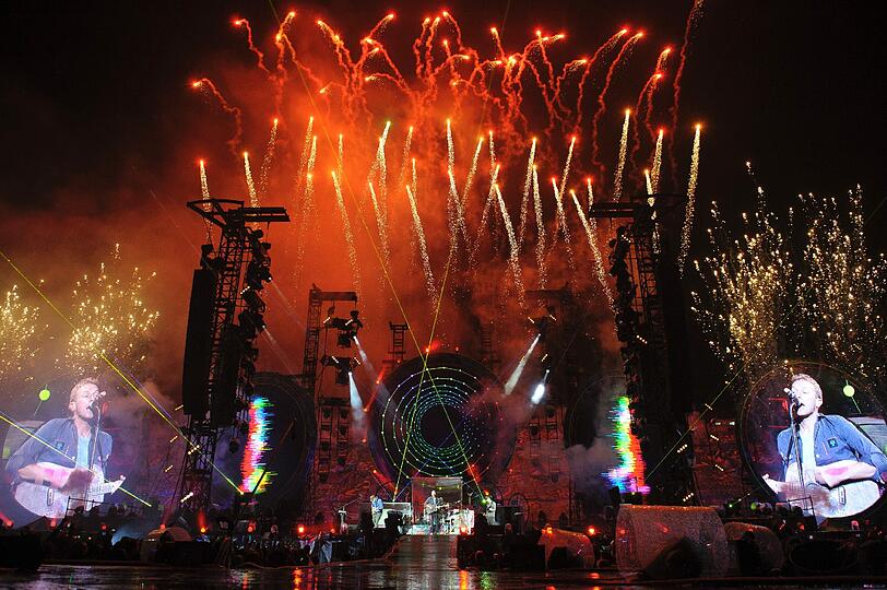 Sehen Sie hier noch mehr Bilder vom Coldplay-Konzert in München.