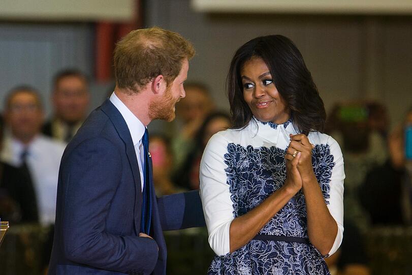 Michelle Obama mit Prinz Harry