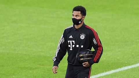 Serge Gnabry konnte am Dienstag nicht am Training teilnehmen. (Archivbild)