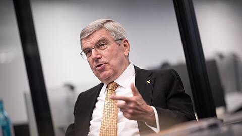 IOC-Präsident Thomas Bach hält Donald Trump für einen echten Sportfan.
