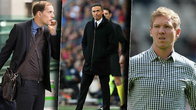 Thomas Tuchel und Julian Nagelsmann gelten als aussichtsreiche Kandidaten. Spanische Medien bringen auch Luis Enrique ins Spiel.