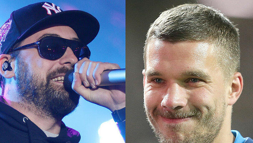 Sido (l.) und Lukas Podolski: Vielleicht bald gemeinsam im Radio zu hören? Sido (l.) und Lukas Podolski: Vielleicht bald gemeinsam im Radio zu hören?
