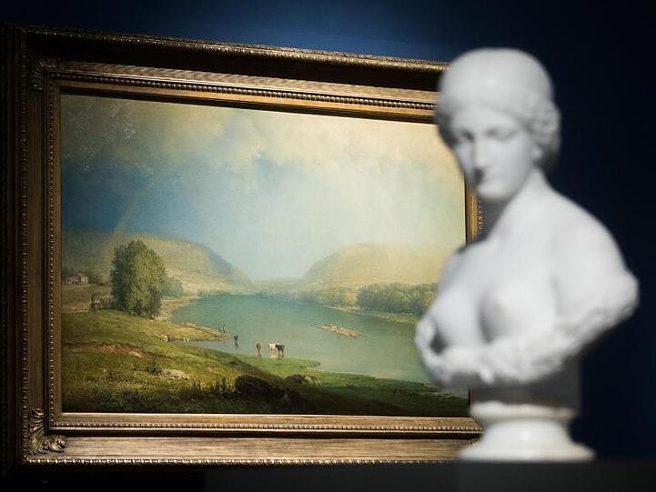 Das Gemälde "The Delaware Water Gap" (ca. 1857) des Künstlers George Inness.