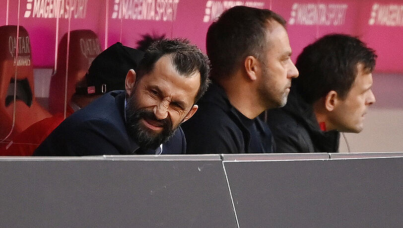 Die Stimmung zwischen Sportvorstand Hasan Salihamidzic und Trainer Hansi Flick scheint nicht die beste zu sein.