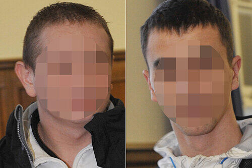 Diese Serieneinbrecher stehen vor Gericht: Michael S. (29) und sein Komplize Martin K. (29, rechts).
