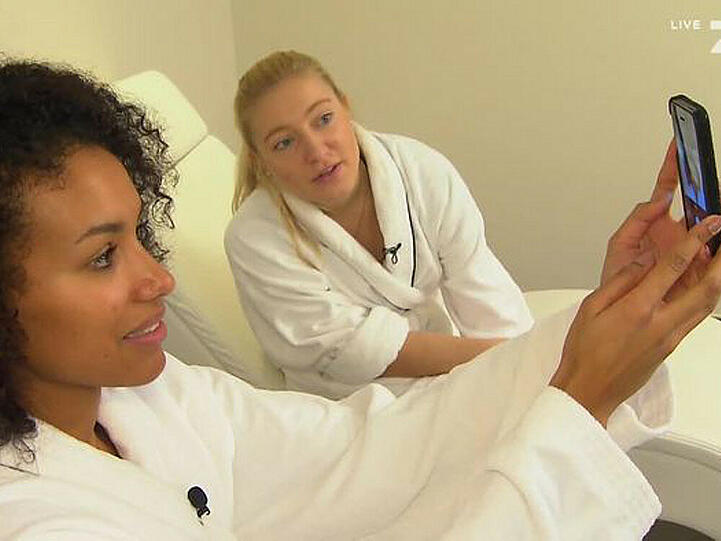 Wo kein Make-up zur Hand ist, können Apps Abhilfe schaffen