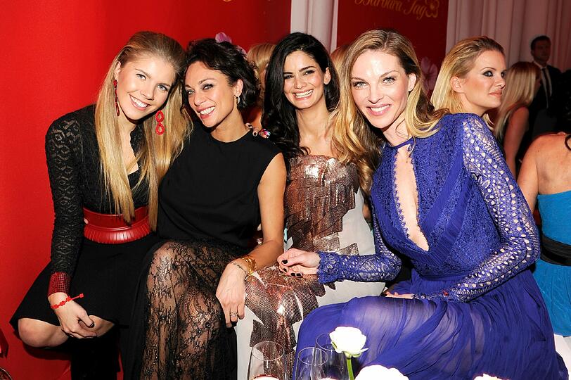 Victoria Swarovski, Lilly Becker, Shermine Shahrivar und Paulina Nemcova (v. l.)