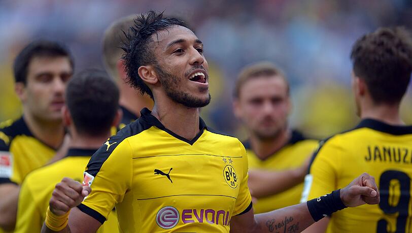 Pierre-Emerick Aubameyang traut Dortmund den Titel zu Pierre-Emerick Aubameyang traut Dortmund den Titel zu