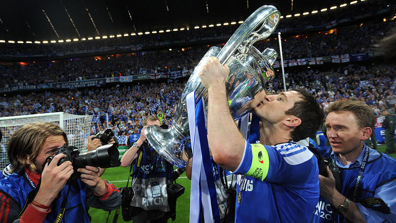 2012 gewann Frank Lampard als Chelsea-Kapitän die Champions League. Gegner im Finale war damals der FC Bayern.