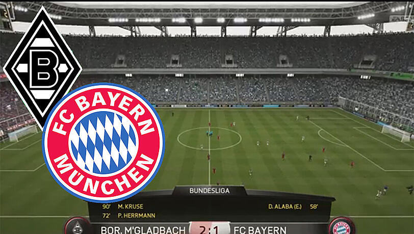 Gladbach schlägt den FCB - zumindest bei FIFA 15 Gladbach schlägt den FCB - zumindest bei FIFA 15