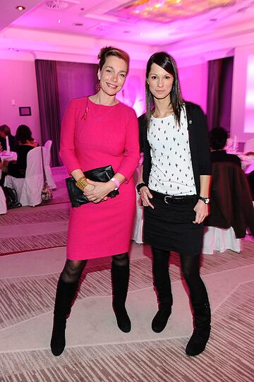 Aglaia Szyszkowitz und Christina Stürmer auf der Pink Charity Night