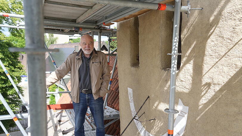 Die Sanierung des Nikolauskircherls ist bald geschafft. Ohne sehr viel ehrenamtliches Engagement wäre daraus nichts geworden. Ingenieur Heinz Langhammer (80) hat die Sanierungsarbeiten als Bauleiter überwacht.