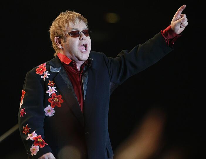 Elton John in der Olympiahalle: Große Gefühle, Siebzger-Rock und Klaviersound. Die Bilder.