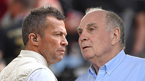 Lothar Matthäus (re.) und Uli Hoeneß sind nicht immer einer Meinung.