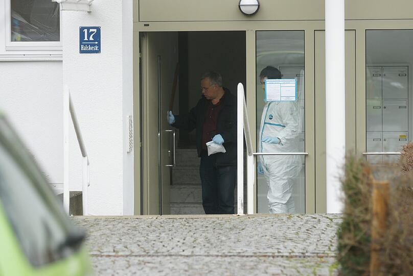 Bluttat in Sendling - die Bilder der Spurensuche am Montag