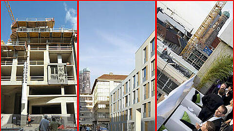 Die Hofstatt nimmt Gestalt an - und München bekommt einen weiteren Platz vor der Post. Das ist Münchens neue Mitte - die Bilder zum Durchklicken!