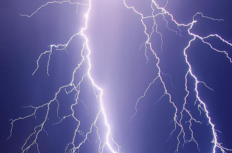 Auch im Überflutungsgebiet droht neuer Regen.