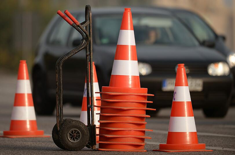 Auf der Müllerstraße wird gebaut (Symbolbild).