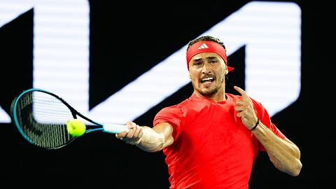 Alexander Zverev steht in der zweiten Runde der Australian Open.