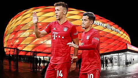 Sie können sich wahrscheinlich schon mal gedanklich aus München verabschieden: Ivan Perisic und Philippe Coutinho (r.).