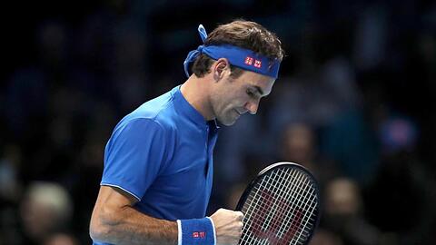 Roger Federer hat sich klar gegen Dominic Thiem durchgesetzt.