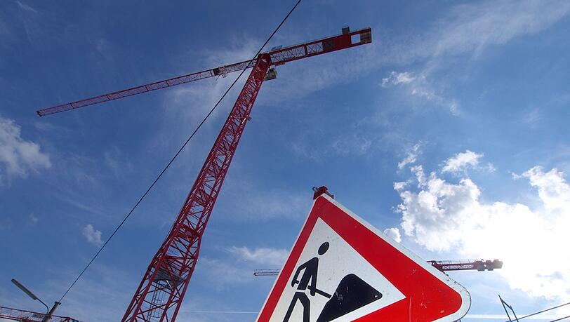 Eine Baustelle im neuen Münchner Stadtteil Freiham. (Symbolbild)