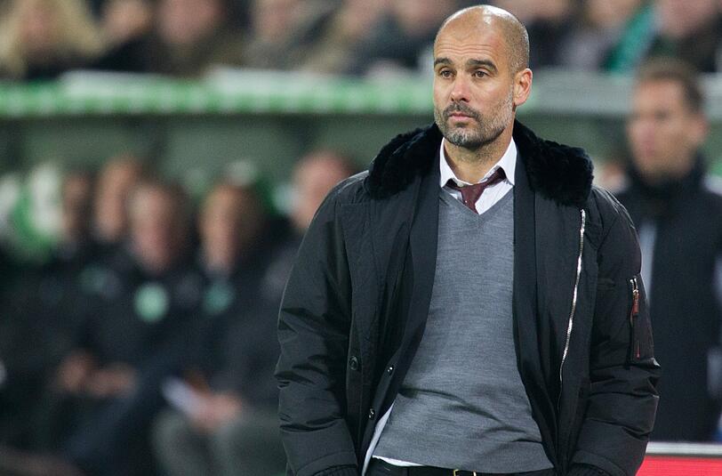 Sichtlich bedient nach dem 1:4 gegen den VfL Wolfsburg: Bayern-Trainer Pep Guardiola.
